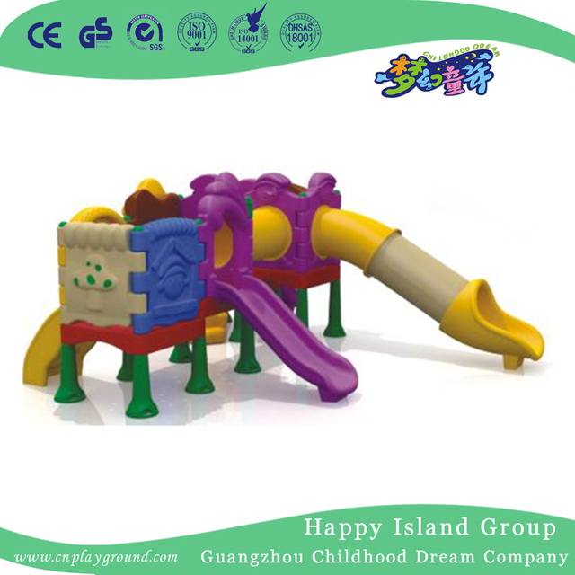 Indoor Plastic Small Combination Slide Playground Equipment (WZY-473-42)
