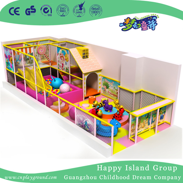 Preschool Cartoon Closed Small Indoor Playground Equipment (JD-hld130227)