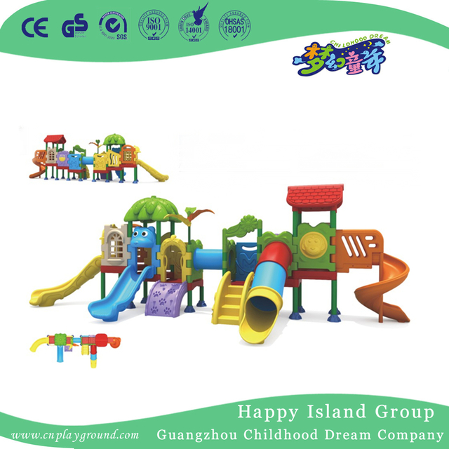 Bright Color Outdoor Children Plastic Small Slide Playground Equipment(ML-2007501)