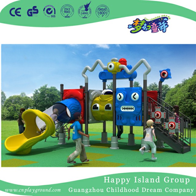 Little Elves Series Children Slide Playground For Kindergarten (HJVS2-8023A)