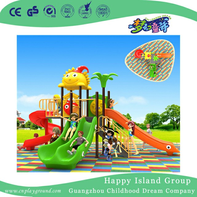 Outdoor Cartoon Children Slide Combination Playground (BBE-B57)