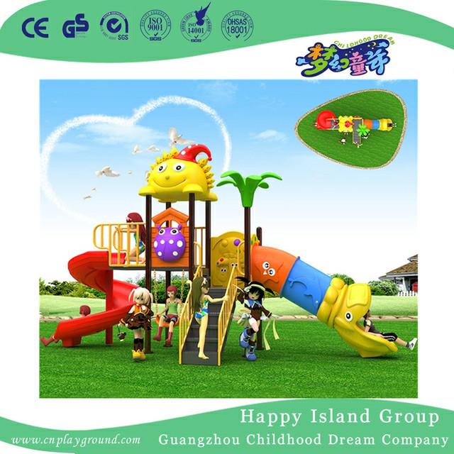 Outdoor Plastic Children Playground Equipment For Backyard (BBE-B38)