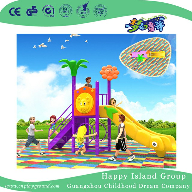 Cartoon Small Single Slide Children Playground (BBE-A48)