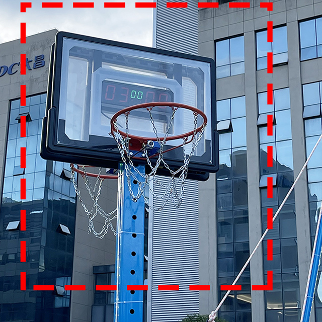 trampoline with digital basket ball goals+8615989279205