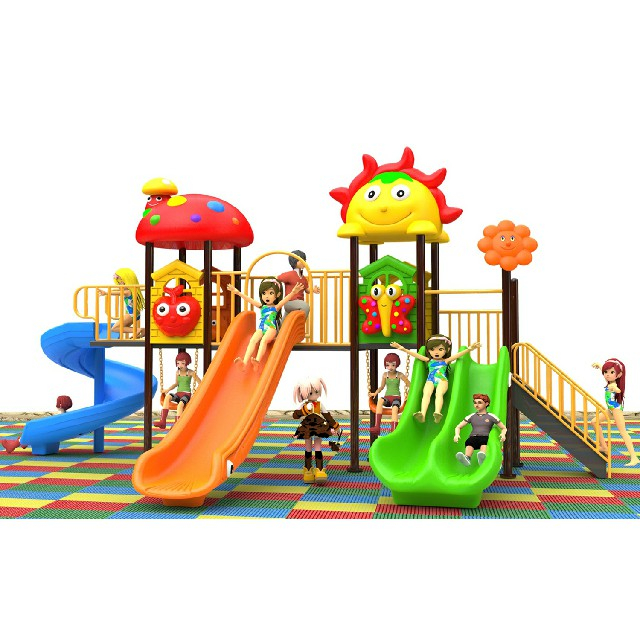 Outdoor School Plastic Children Playground For Sale (BBE-N49)