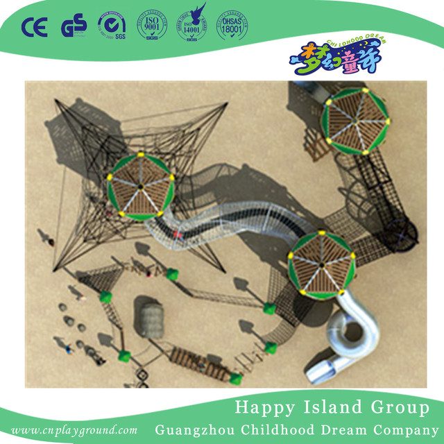 Outdoor Jungle Middle Children Climbing Combination Playground (HHK-4301)