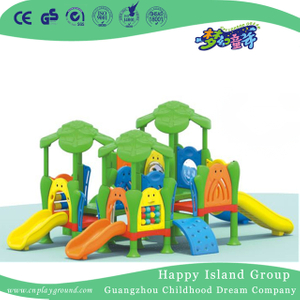 Outdoor Bright Color Children Small Slide Playground (WZY-418B))