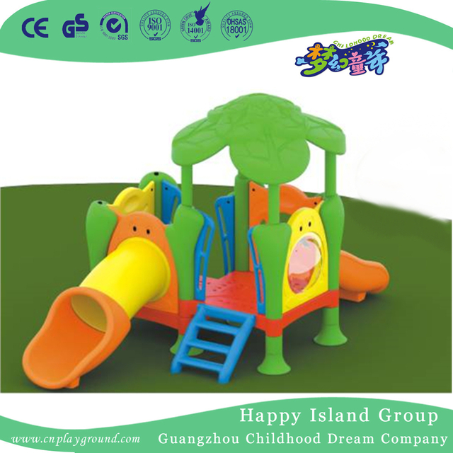 Outdoor Plastic Children Forest Small Slide Playground (WZY-486B)