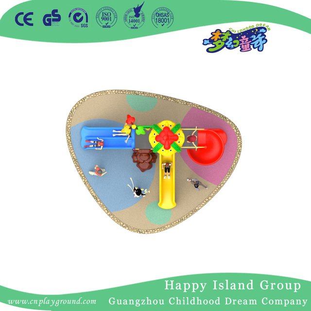 New Outdoor Cartoon Roof Children Playground Equipment with Mouse (H17-B3)