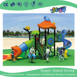 Outdoor Vegetable Roof Children Playground Equipment with Squirrel (HG-9402) 