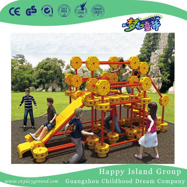 Small Children Outdoor Climbing Frames Playground with Slide (HF-18903)