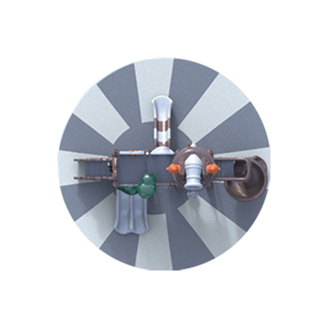 Outdoor Little Slide Playground Equipment for Children Play (HJ-10201)