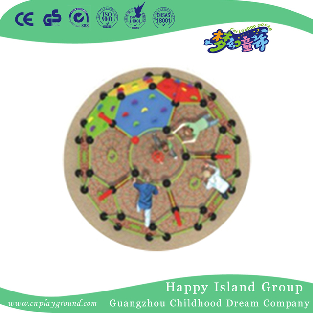 Outdoor Semicircle Net Climbing Frame Playground For Children (1918602)