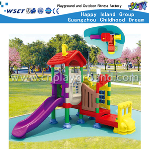 Hot Sale Outdoor Small Plastic Toddler Playground Sets (M11-03104)