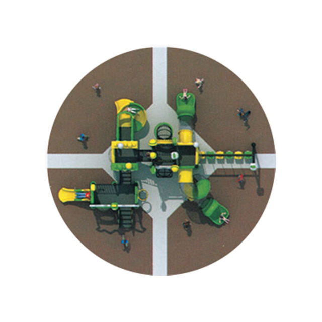 Outdoor Robot Galvanized Steel Playground for Kids (HJ-11001)