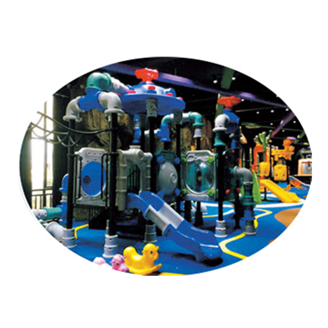 School Outdoor Large Water Pipe Shaped Galvanized Steel Playground (HJ-11202)