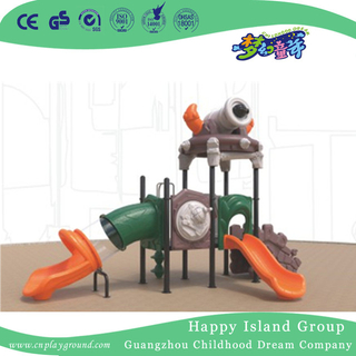 Outdoor Small Magic Series Children Playground With Cylinder Slide (1911003)
