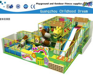 Small Cartoon Indoor Playground with Lovely Animal Castle (HC-22325)