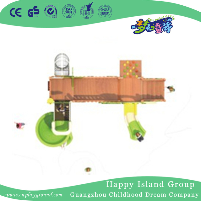 Outdoor Frog Shape Wooden Animal Playground Equipment (1907901)