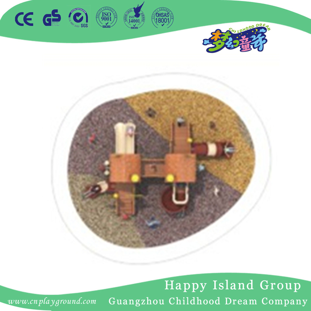 Outdoor Children Wooden Playhouse Playground For Sale (1908001) 