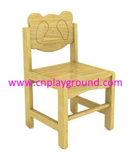Kindergarten Best Wooden Cartoon Panda Model Kids Chair (HG-3908)