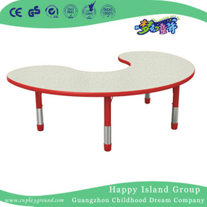 School Curved Moon Model Wooden Children Table (HG-5003)