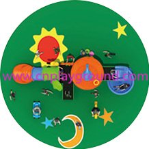 Outdoor Vegetable Roof Children Playground Equipment with Squirrel (HG-9402) 