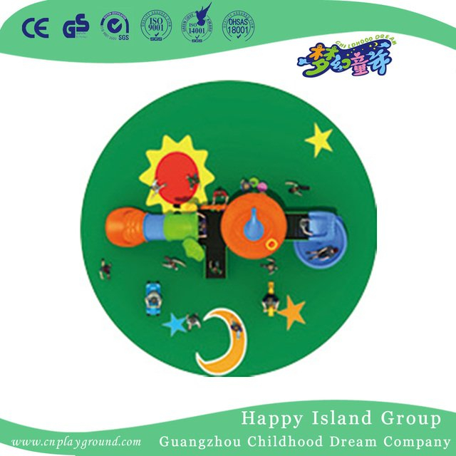 Outdoor Vegetable Roof Children Playground Equipment with Squirrel (HG-9402) 