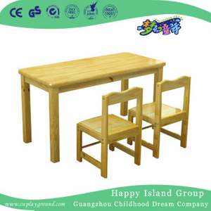 School Solid Wooden Antique Children Double Desk (HG-3904)