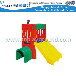 Outdoor Mini Plastic Toys Toddler Double Slide Playground equipment for Backyard (M11-09106)