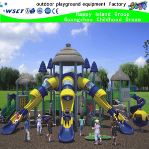 Hot Sale Outdoor Playground Equipment with 2 Colors Slide (HK-50003)
