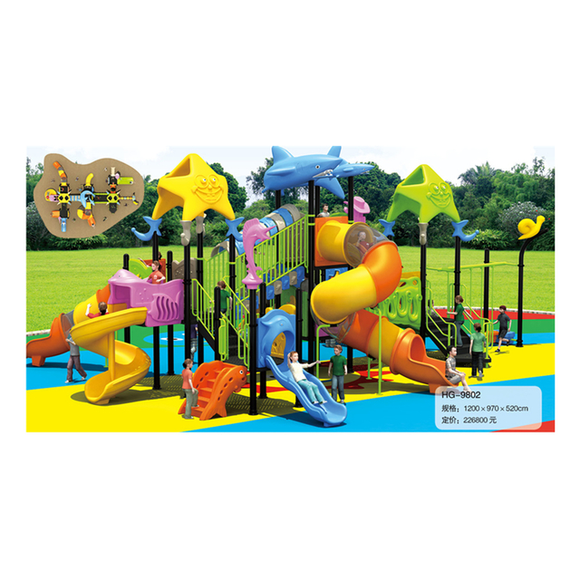 Cartoon Blue Ocean Animal Playground for Kids Play (HJ-12302)