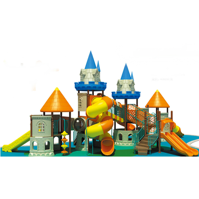 Castle Series Children Adventure Galvanized Steel Playground Equipment (HF-15601)