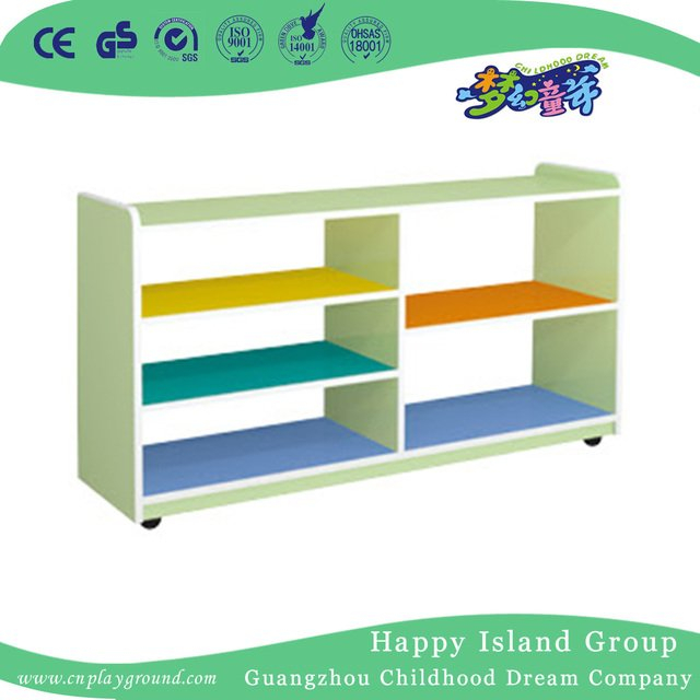 School Colorful Wooden Six Partition Shelves (HG-5402)