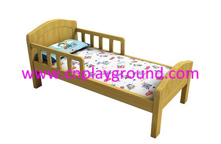  Natural Wooden Toddler Oak School Bed for Sale (HG-6504)