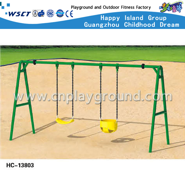 Amusement Parks Simple Toddler Swing Set For Sale (HC-13804) 