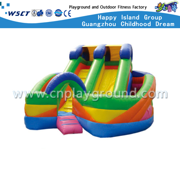 Children Cartoon Animal Inflatable Slide Amusement Park Playgrounds (A-10302)