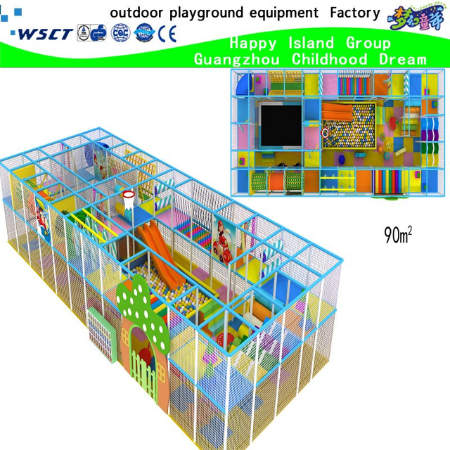 Small Cartoon Indoor Playground with Lovely Animal Castle (HC-22325)