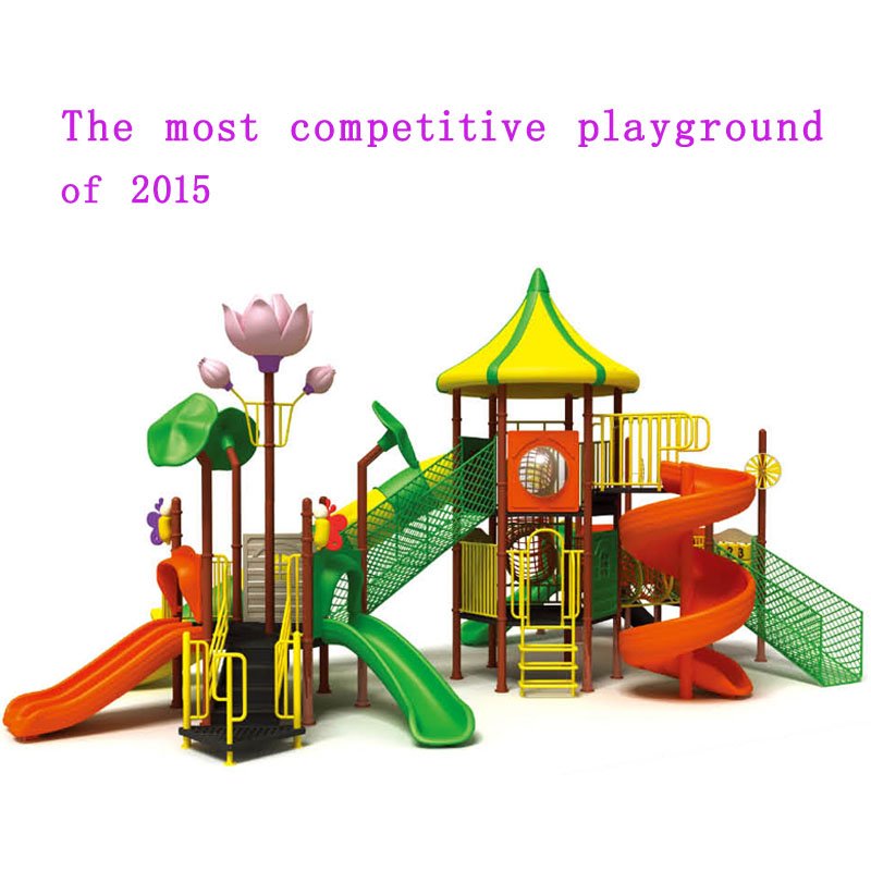Outdoor School Seville Playground Equipment with Lotus Flower (HC-10201)