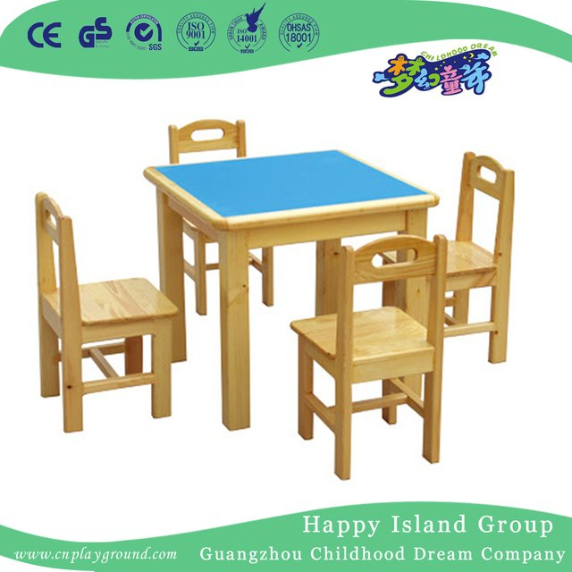Kindergarten Toddler Wood Fireproof Table Desk (HG-4003)