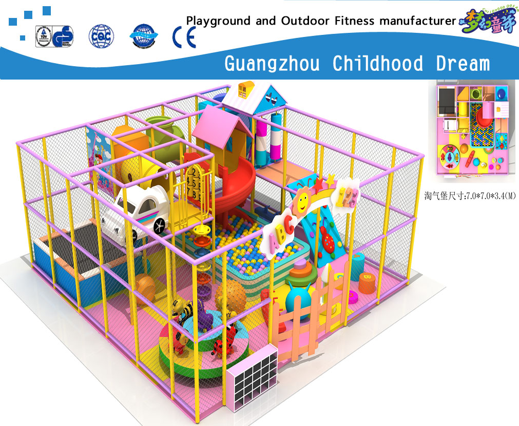Small Lovely Cartoon Indoor Playground For Sale (M11-C0018)