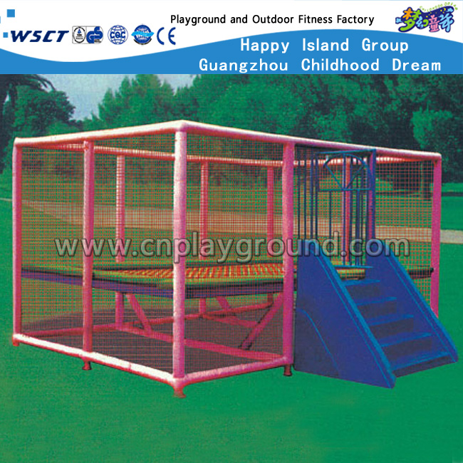 Outdoor Square Kids Trampoline Gymnastic Equipment (HD-15104)