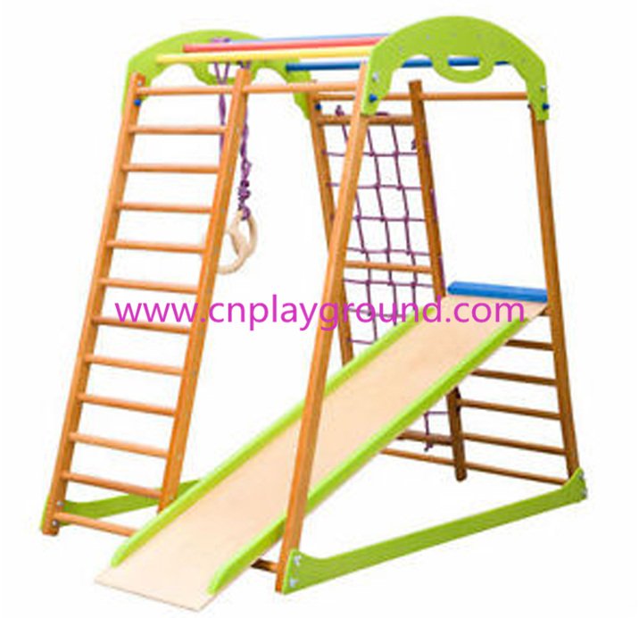 Mini Kids Climbing Play Structures Playground Equipment with Slide