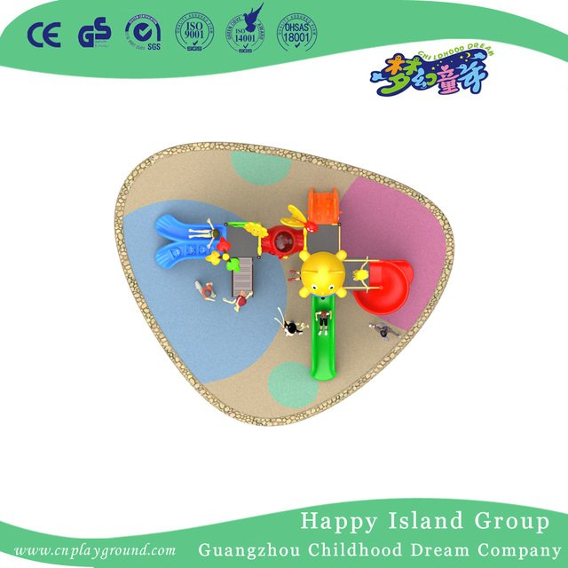 New Outdoor Cartoon Animal Roof Children Playground Equipment for Sale (H17-B5)