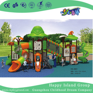 New Outdoor Green Roof Outer Space Galvanized Steel Playground for Children (HG-9601)