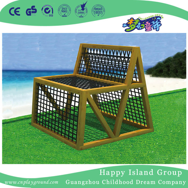 Outdoor Gym Children Wooden Climbing Training Frames Equipment (HF-17603)