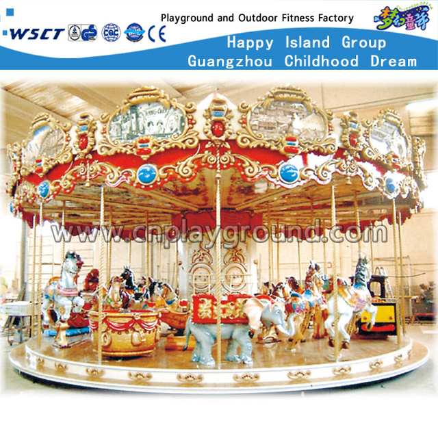 Luxury Electric Carousel Ride Cartoon Car Amusement Playgrounds (HD-10601)
