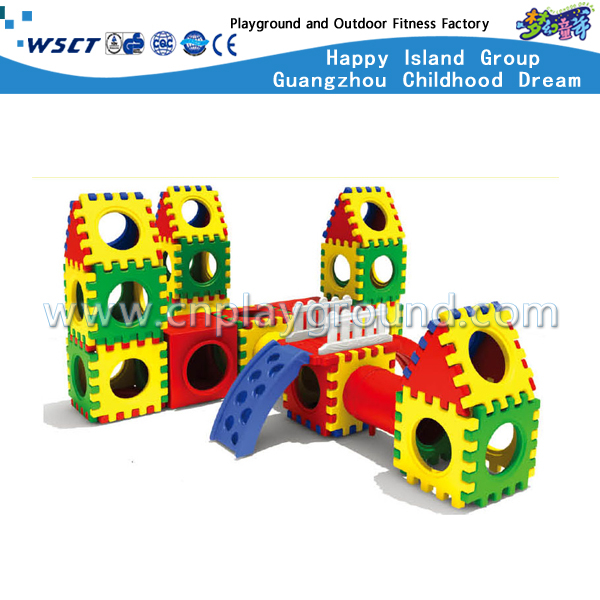 Outdoor Plastic Toys Rubik's Cube Playground for Toddler Play Equipment