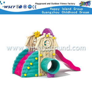 Plastic Toys Toddler Slide Watchtower Playground Equipment (M11-09410)