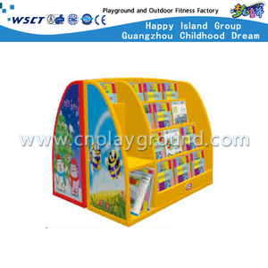Hot Sale School Cartoon Children Wood Bookcase Storage (M11-07413) 